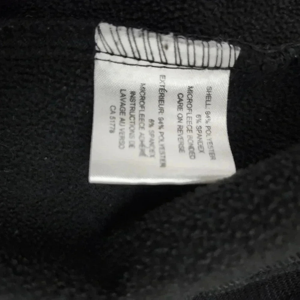 Mitsubishi Fleece Jacket Spring Coat Black Men - Picture 5 of 5